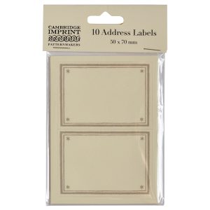 Cambridge Imprint Address Labels