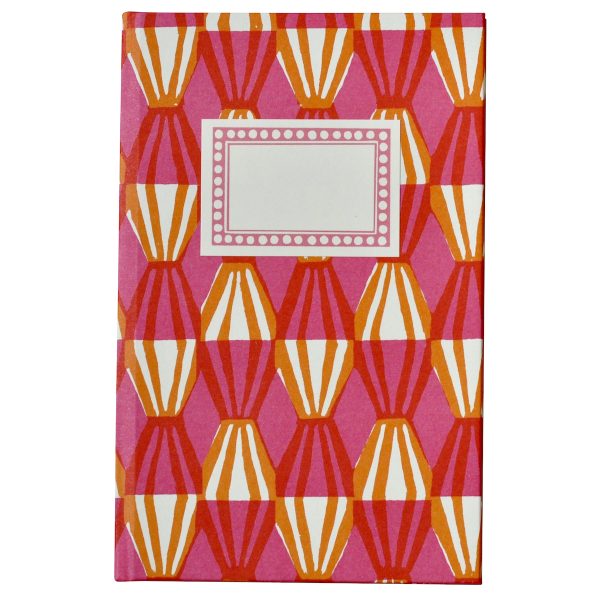 Hardback Notebook covered in Threadwork Patterned Paper