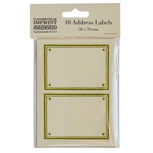 Cambridge Imprint Address Labels