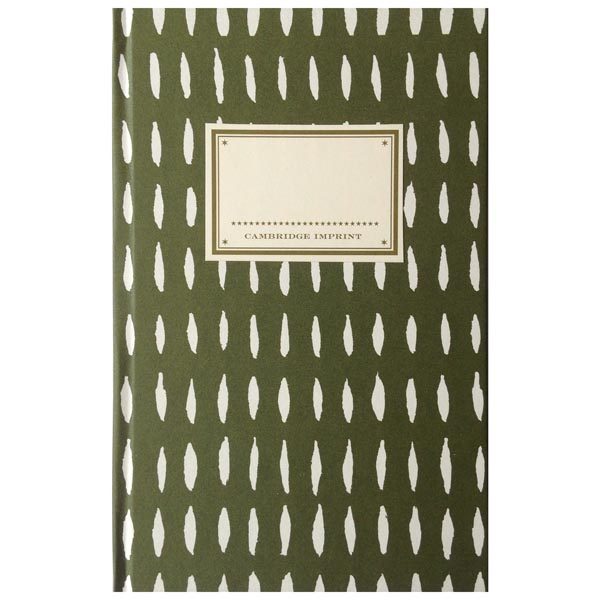 Cambridge Imprint Hardback Notebook Seed olive