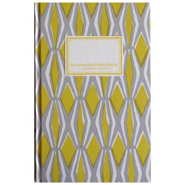 Cambridge Imprint Hardback Notebook Smocking yellow and grey